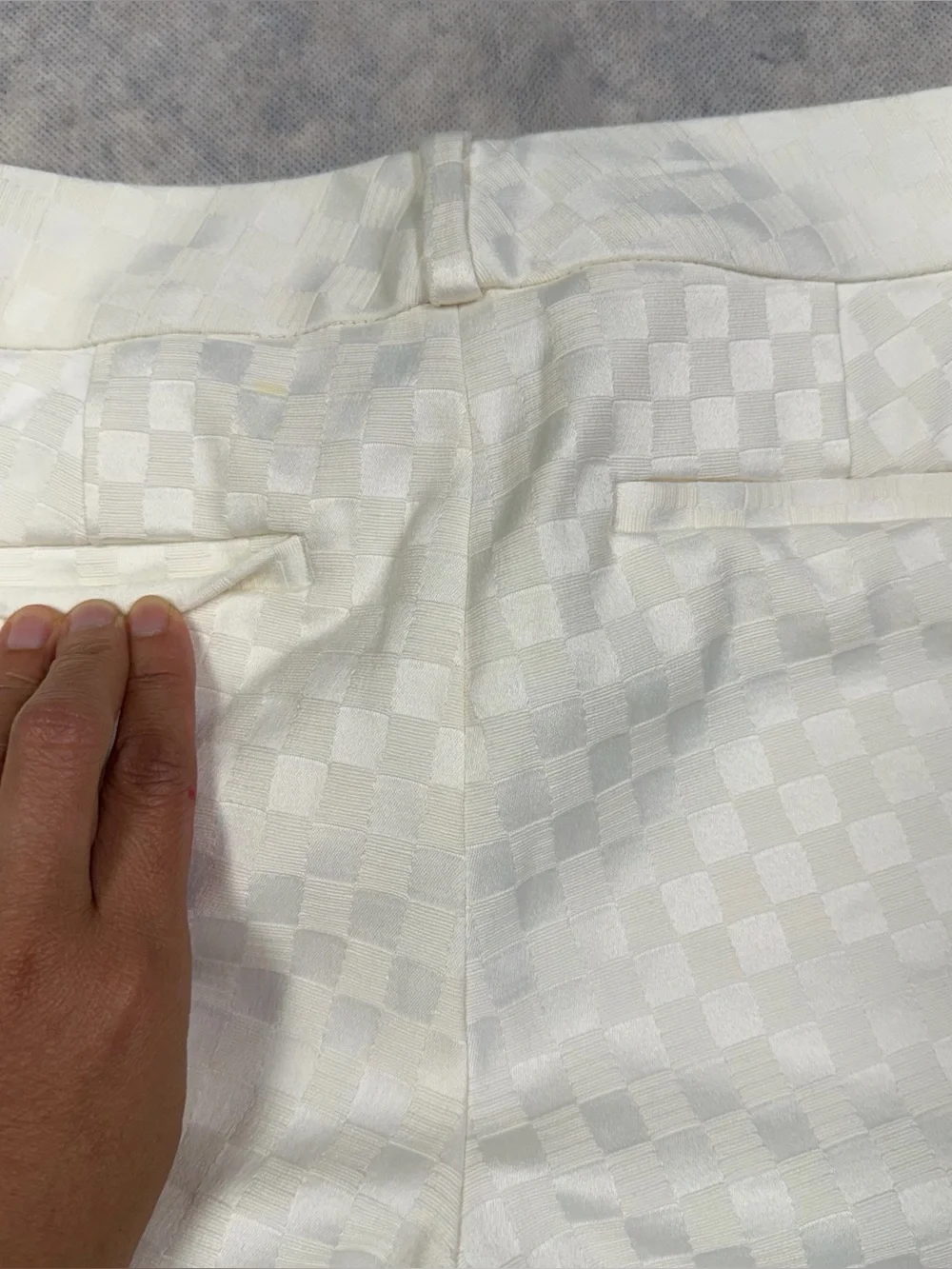 Banana Republic Subtle Hampton Petite Pants Size 0P Ivory